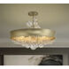 Verdi Square 8 Light 32 inch Soft Gold With Gold Leaf Convertible Pendant Ceiling Light